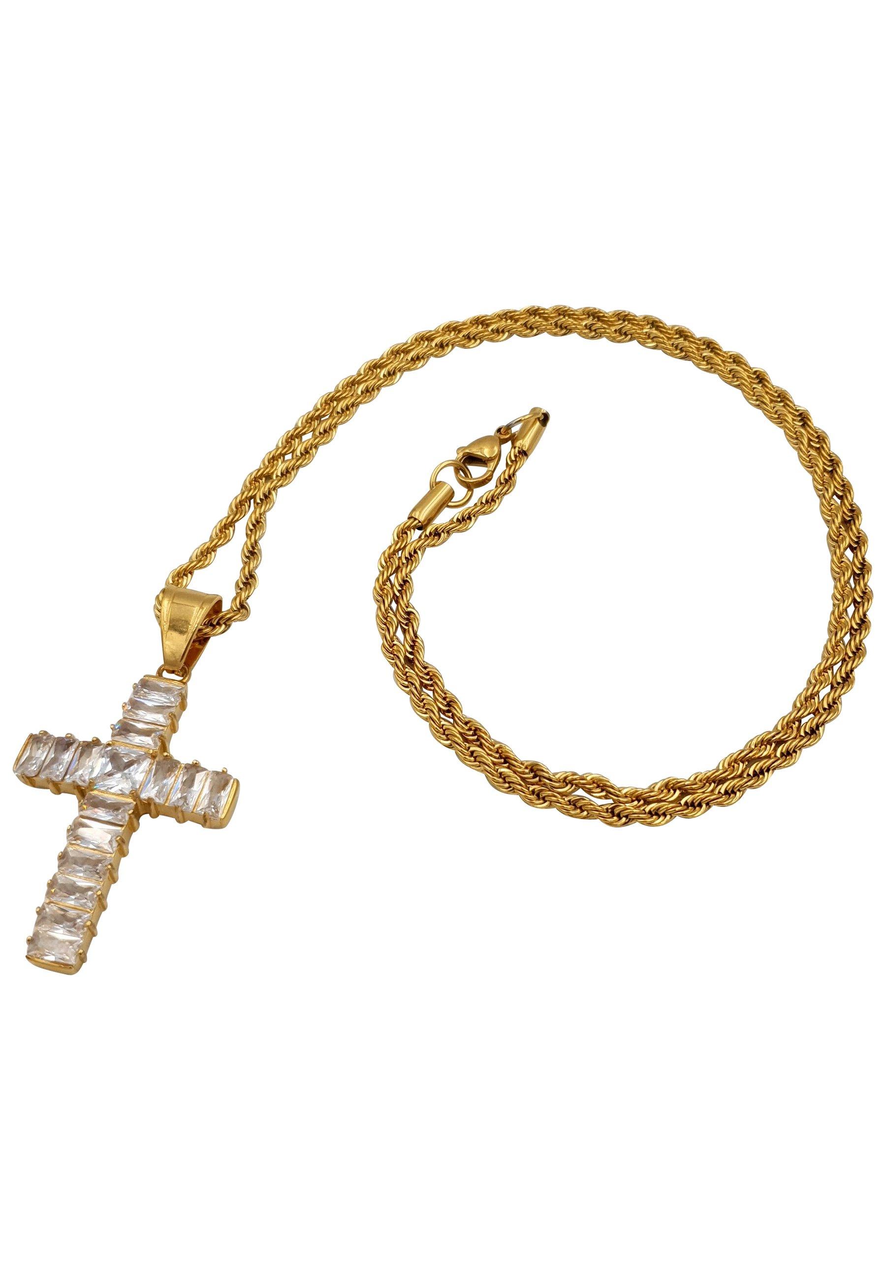 HEBE JEWELS  Collier croix avec zirconium 