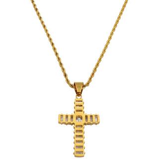 HEBE JEWELS  Collier croix avec zirconium 