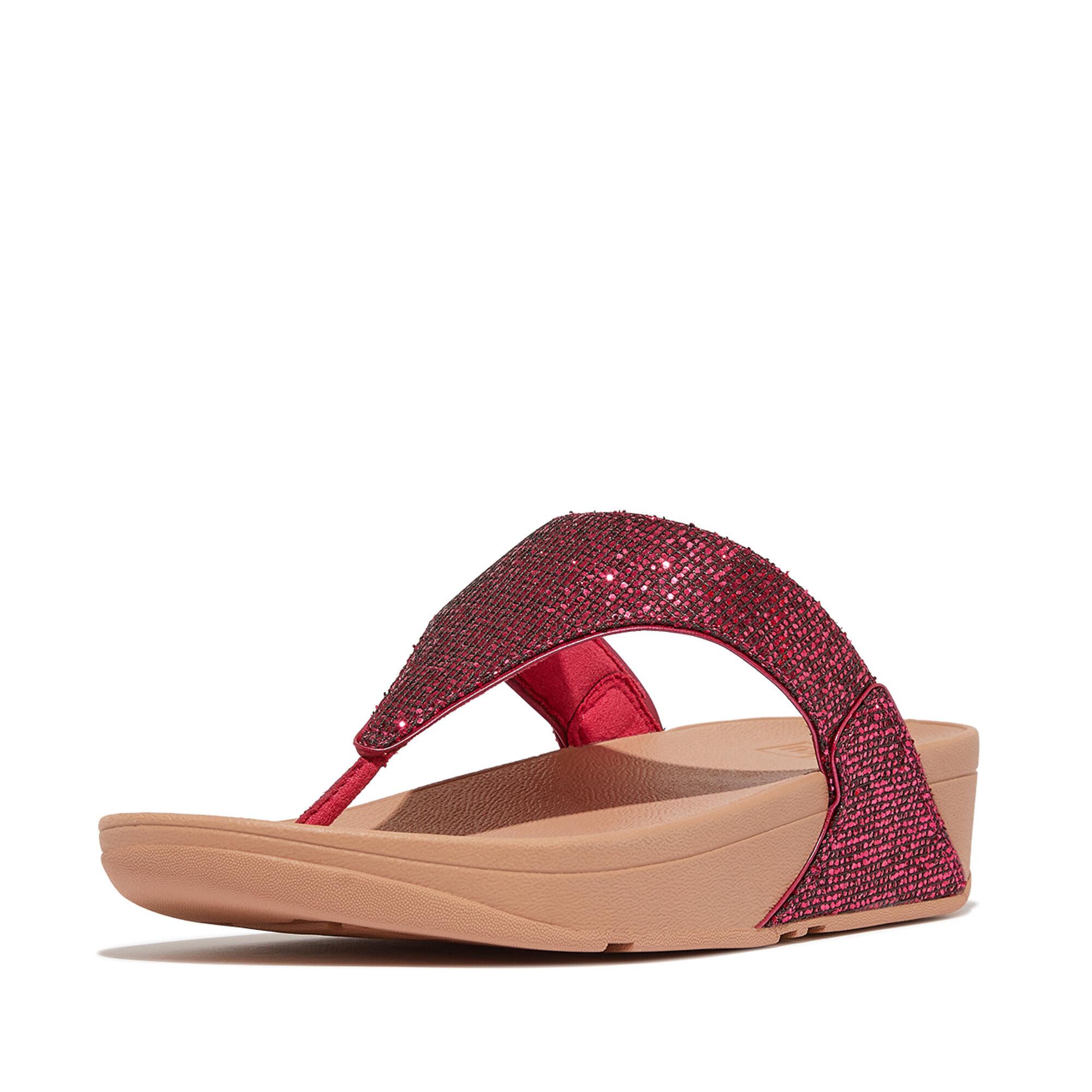 Fitflop  sandales lulu toe post - glitterball 