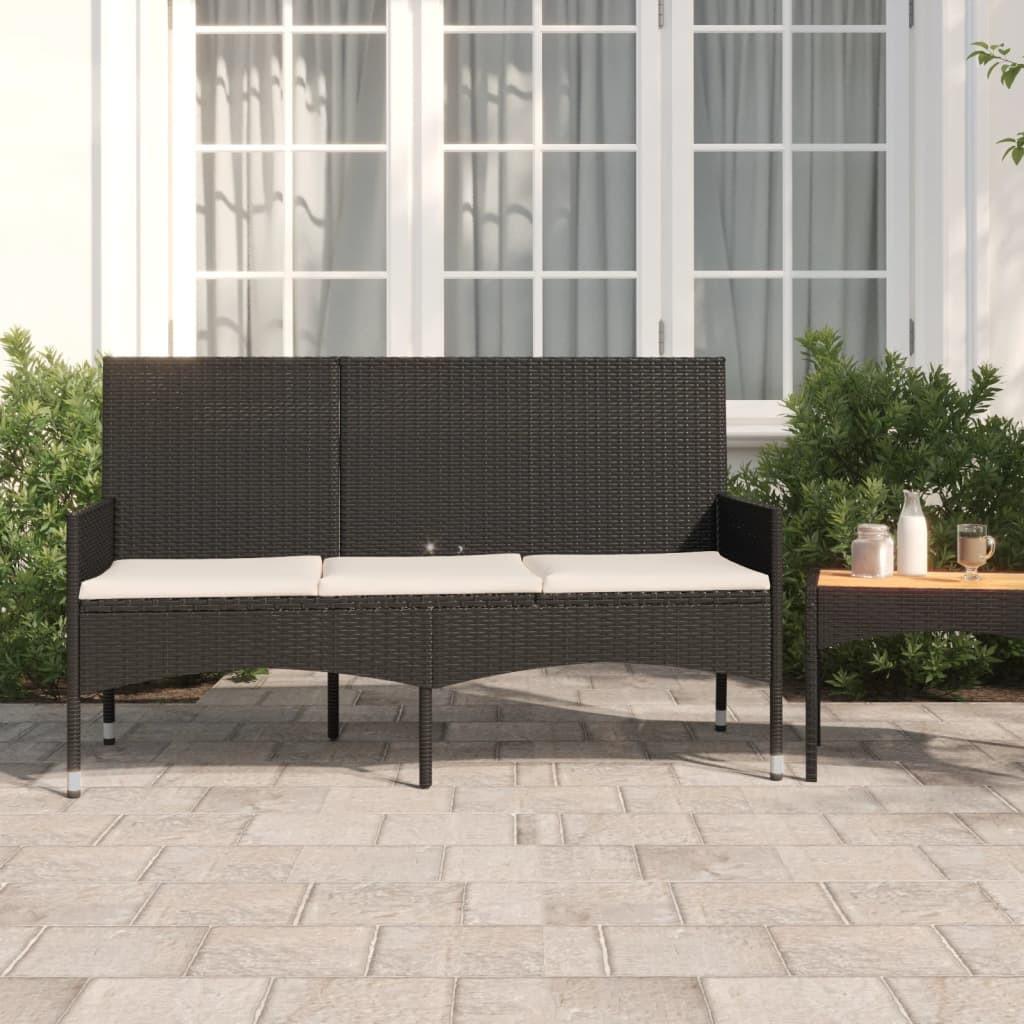 VidaXL Gartenbank poly-rattan  