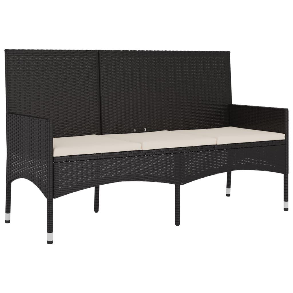 VidaXL Gartenbank poly-rattan  