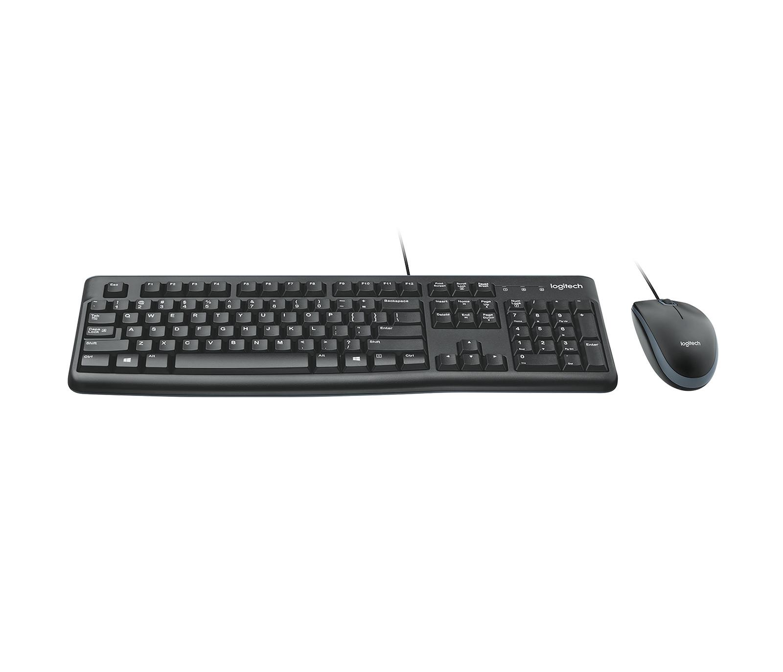 Logitech  MK120 (Eng. Int., Kabelgebunden) 