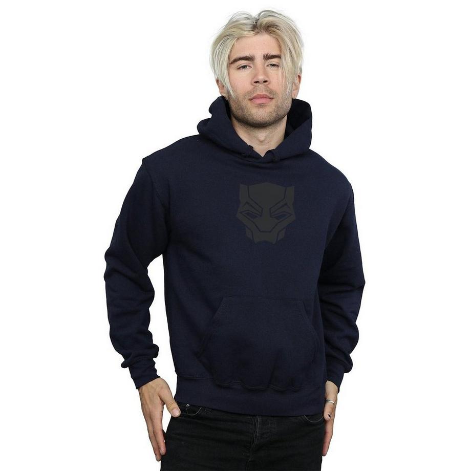 MARVEL Black On Black Felpa con Cappuccio Stampata  