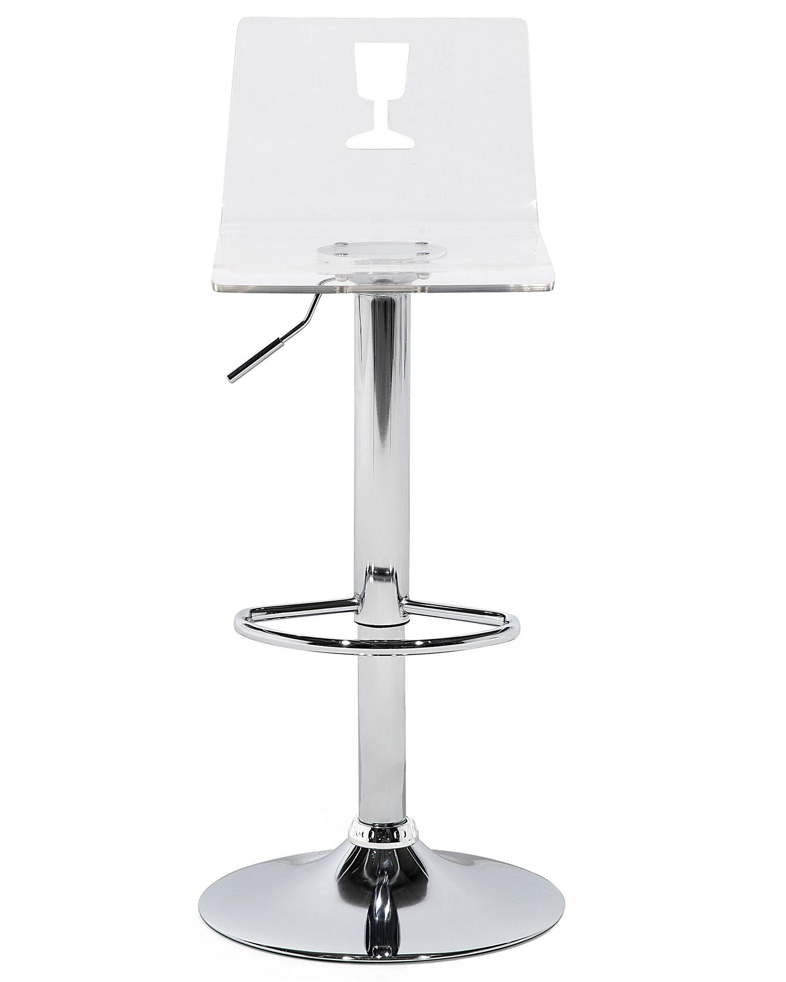 Beliani Set di 2 sedie alte en Acrilico Moderno BUSAN  