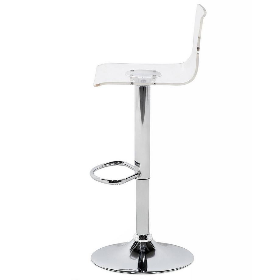 Beliani Lot de 2 chaises de bar en Acrylique Moderne BUSAN  