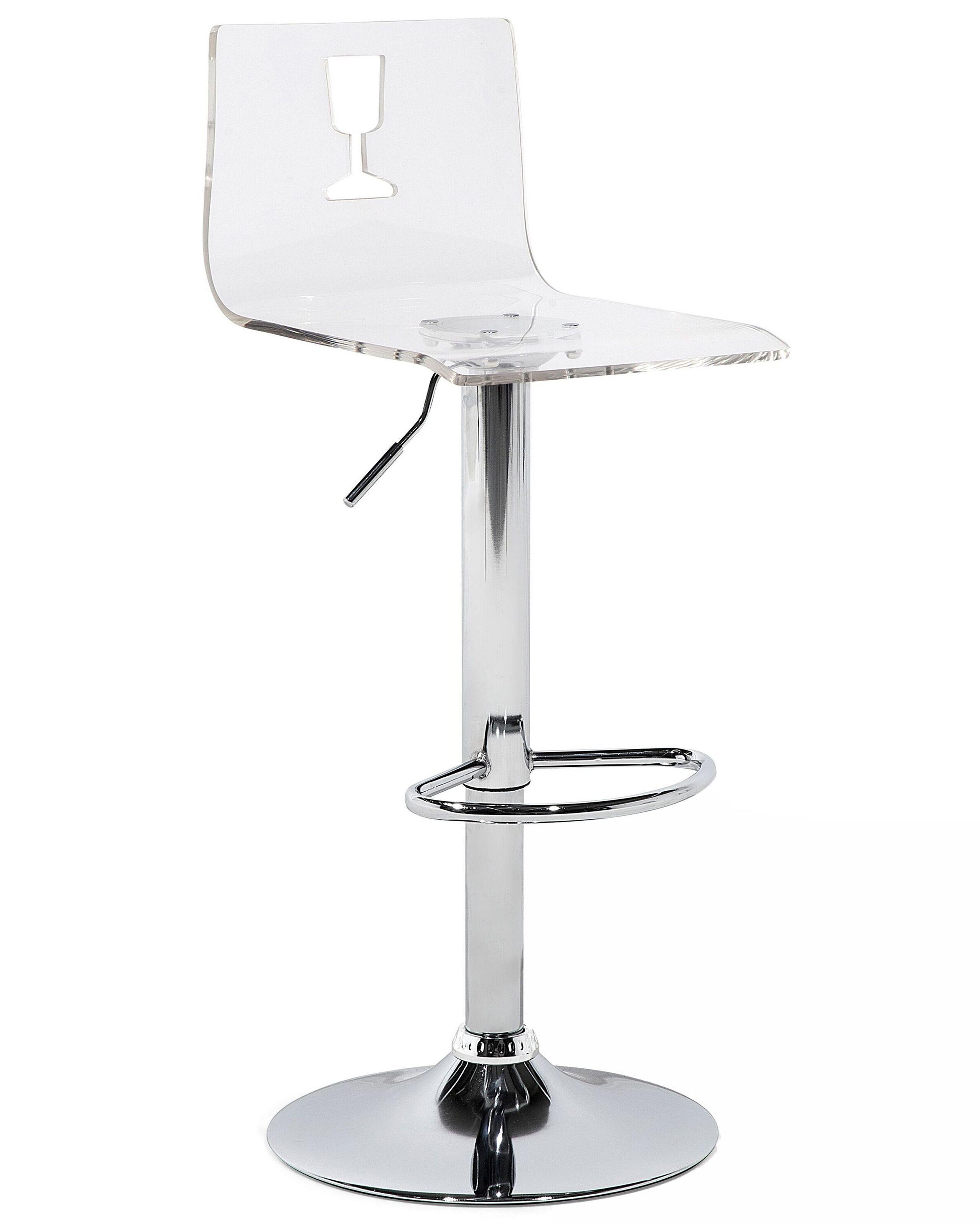 Beliani Tabouret de bar en Acrylique Moderne BUSAN  