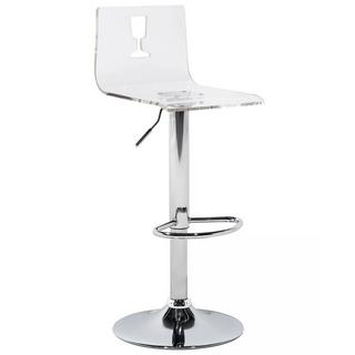 Beliani Lot de 2 chaises de bar en Acrylique Moderne BUSAN  