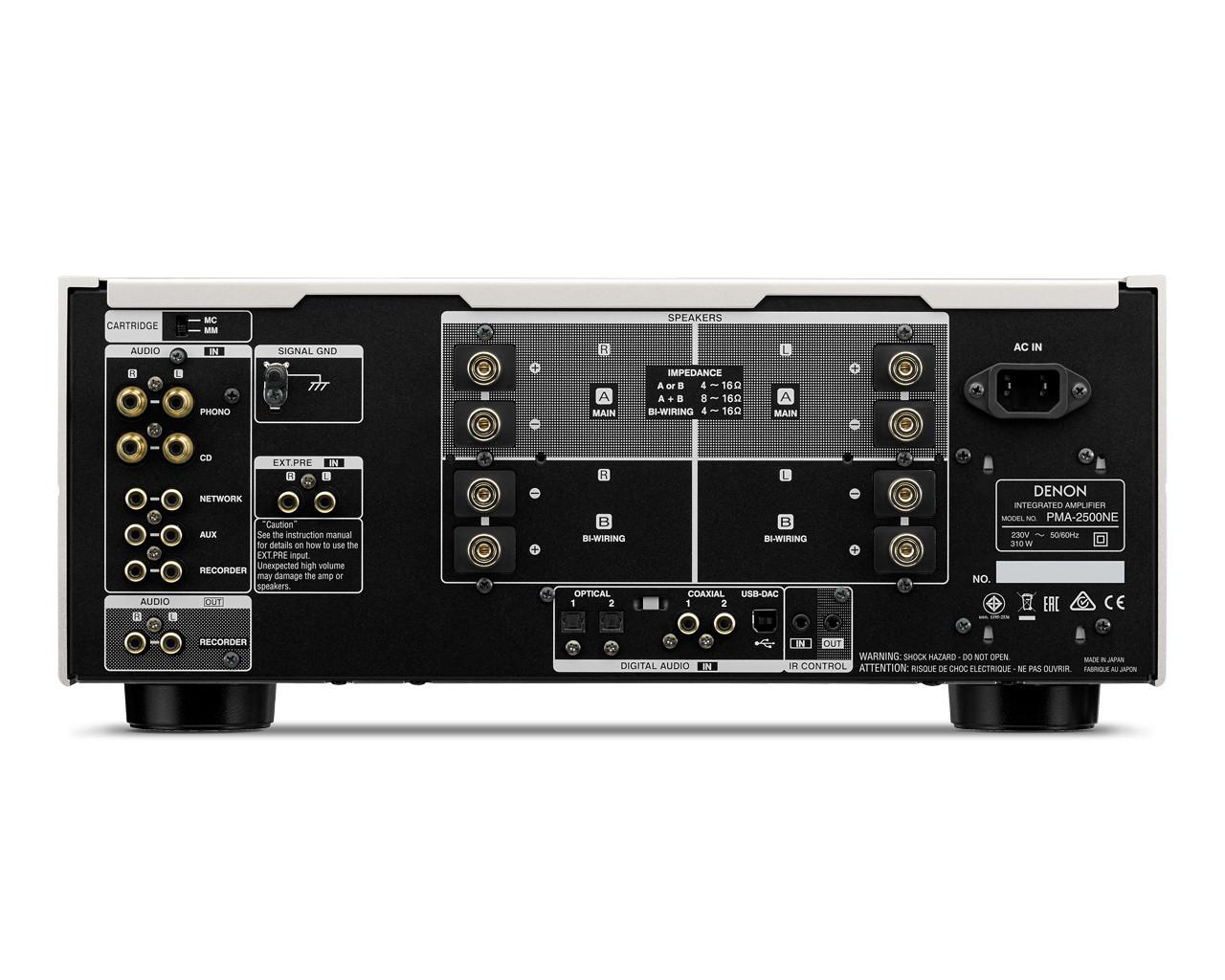 DENON  Denon PMA-2500NE amplificateur audio 2.0 canaux Maison Argent 