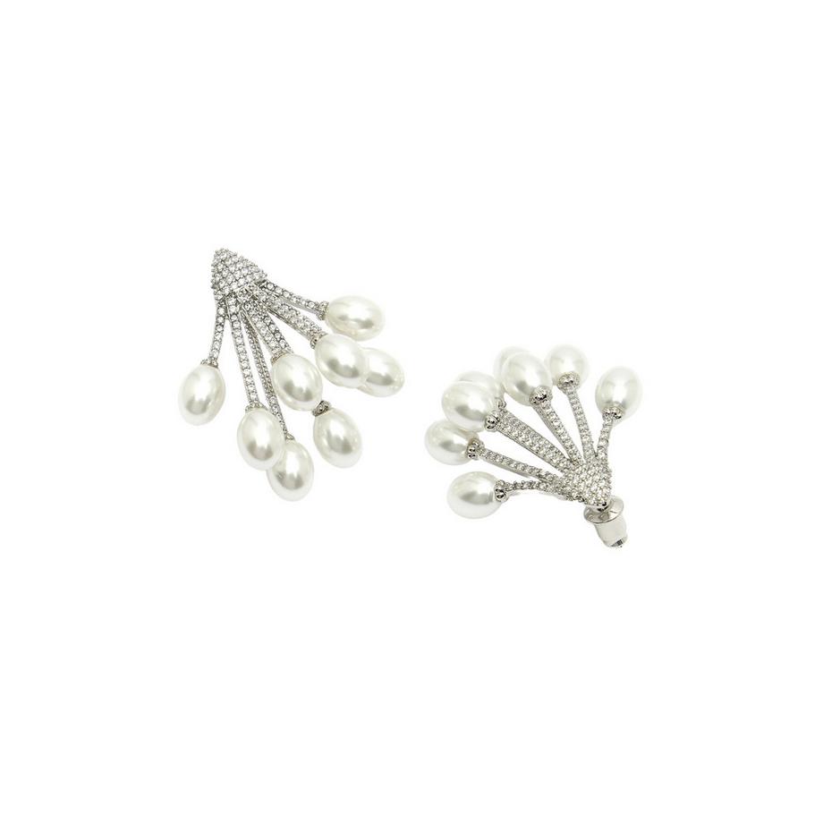 AVANT-GARDE PARIS  Collezione Diva Orecchini a Goccia a Grappolo di Zircone 