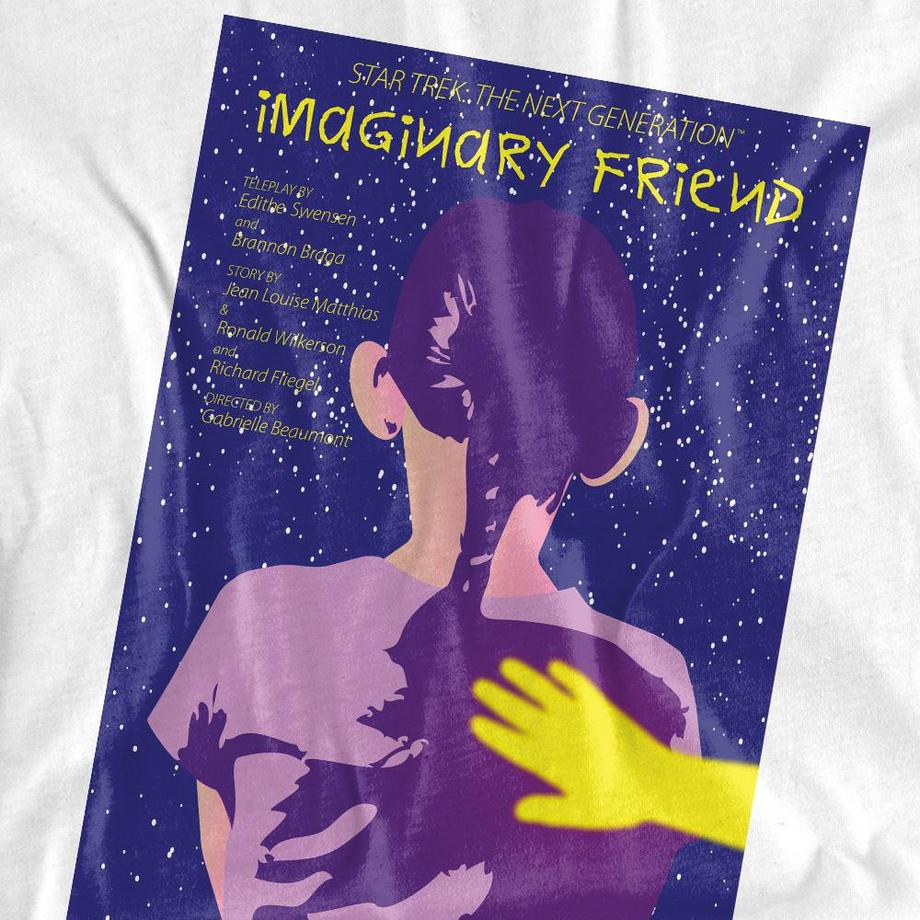 Star Trek Star Trek The Next Generation Imaginary Friend T-Shirt Maniche Lunghe  