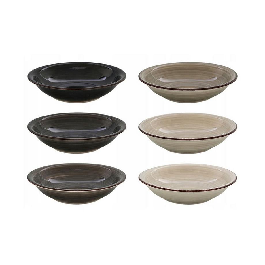 TAVOLA Teller Ø21cm Industrial 6 Stück assortiert  