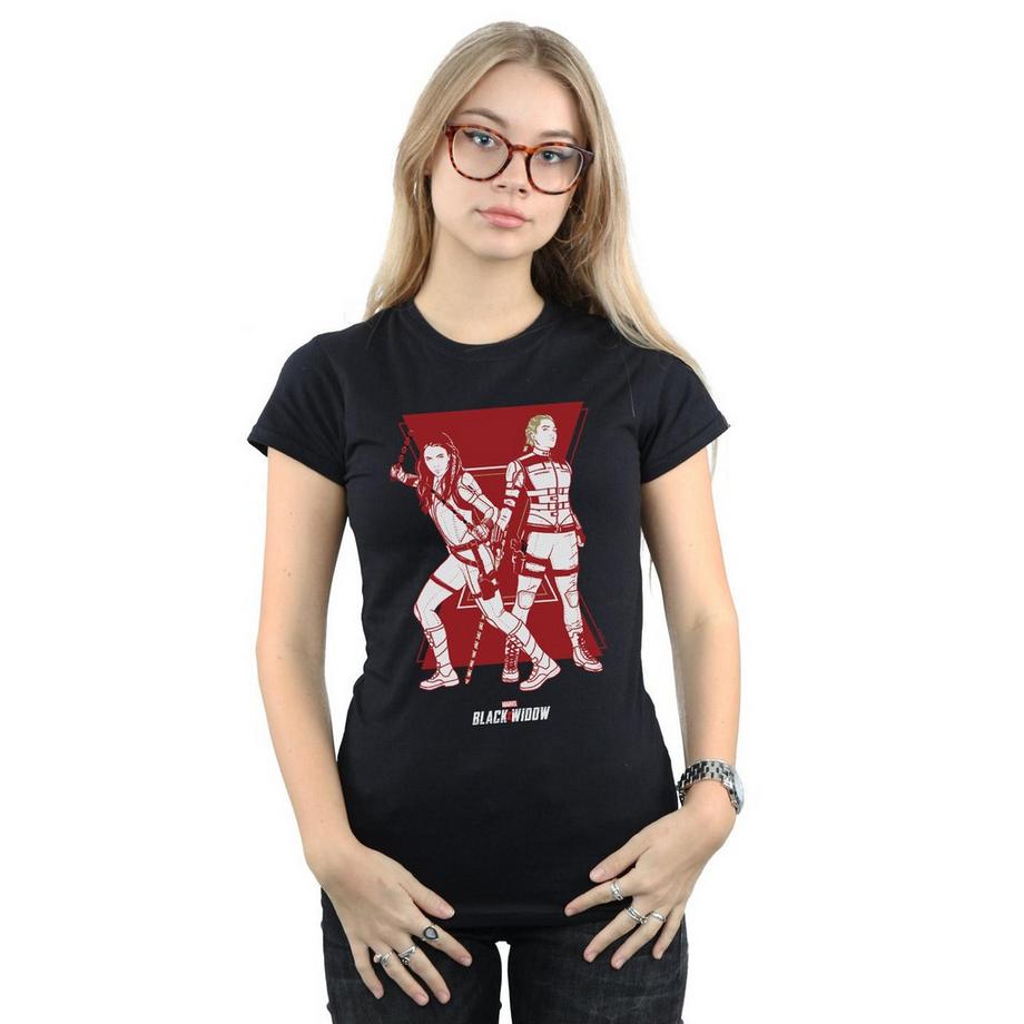 MARVEL Black Widow Grafik Print T-Shirt  