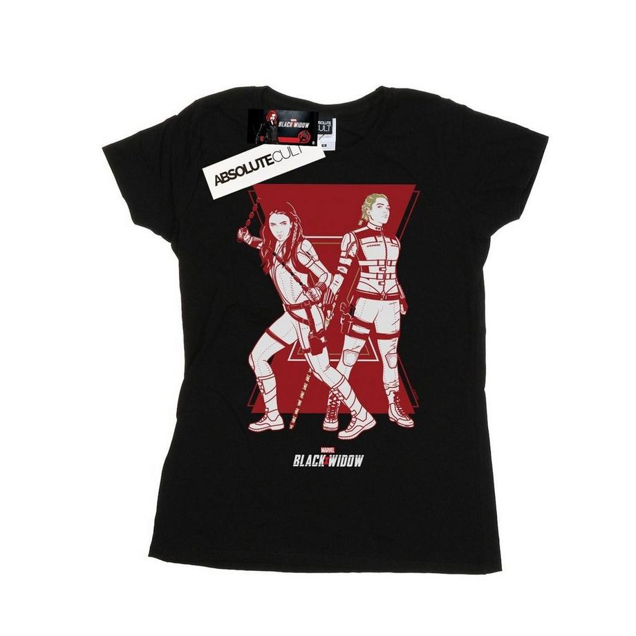 MARVEL Black Widow Grafik Print T-Shirt  