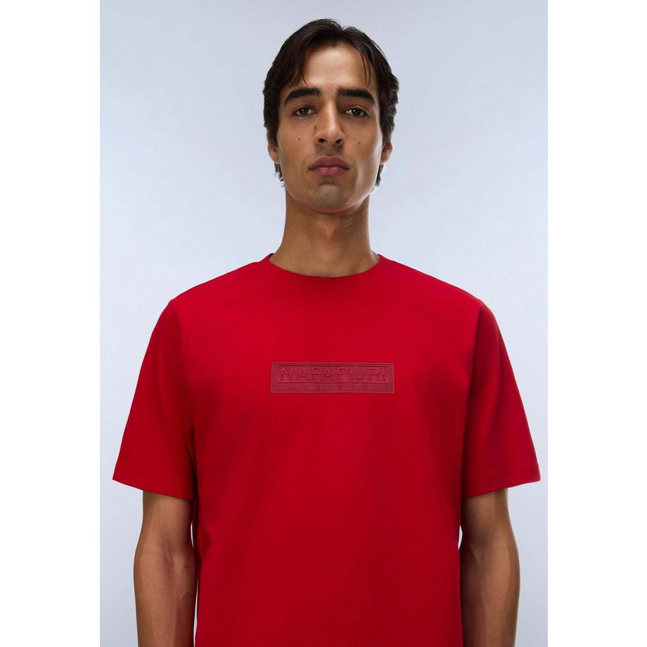 NAPAPIJRI T-Shirt a Maniche Corte S-Box Logo  