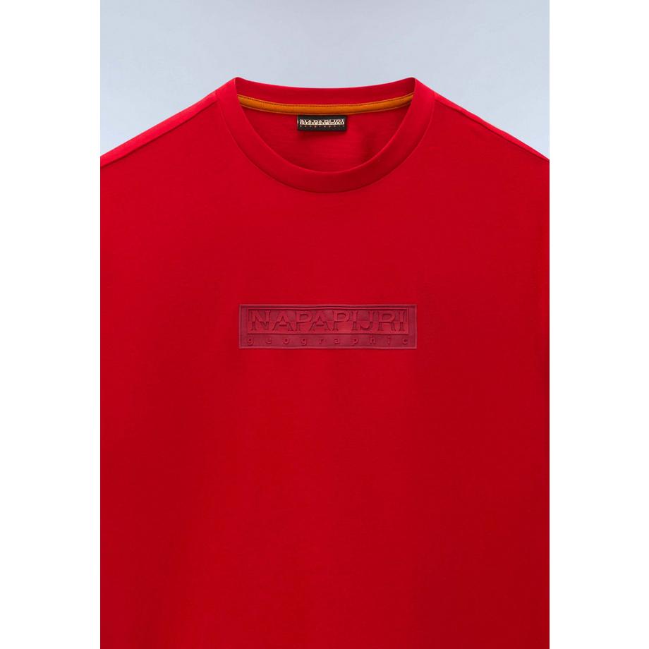 NAPAPIJRI T-Shirt a Maniche Corte S-Box Logo  