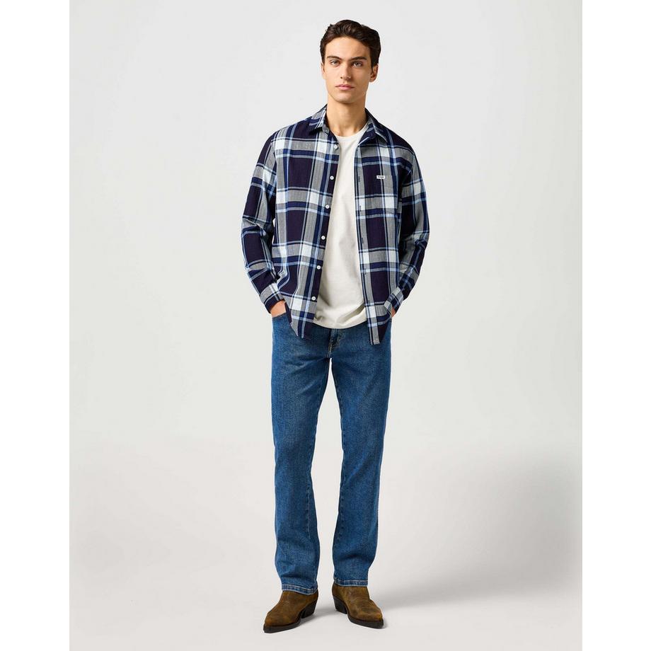 Wrangler Langarm 1 Pkt Hemd  