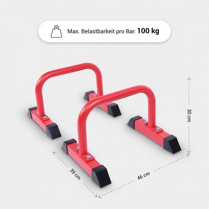 Gorilla Sports  Push Up Stand Bar Low 