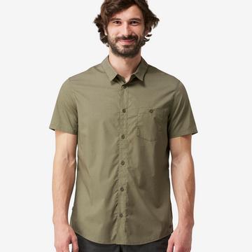 Camicia uomo maniche corte trekking cotone