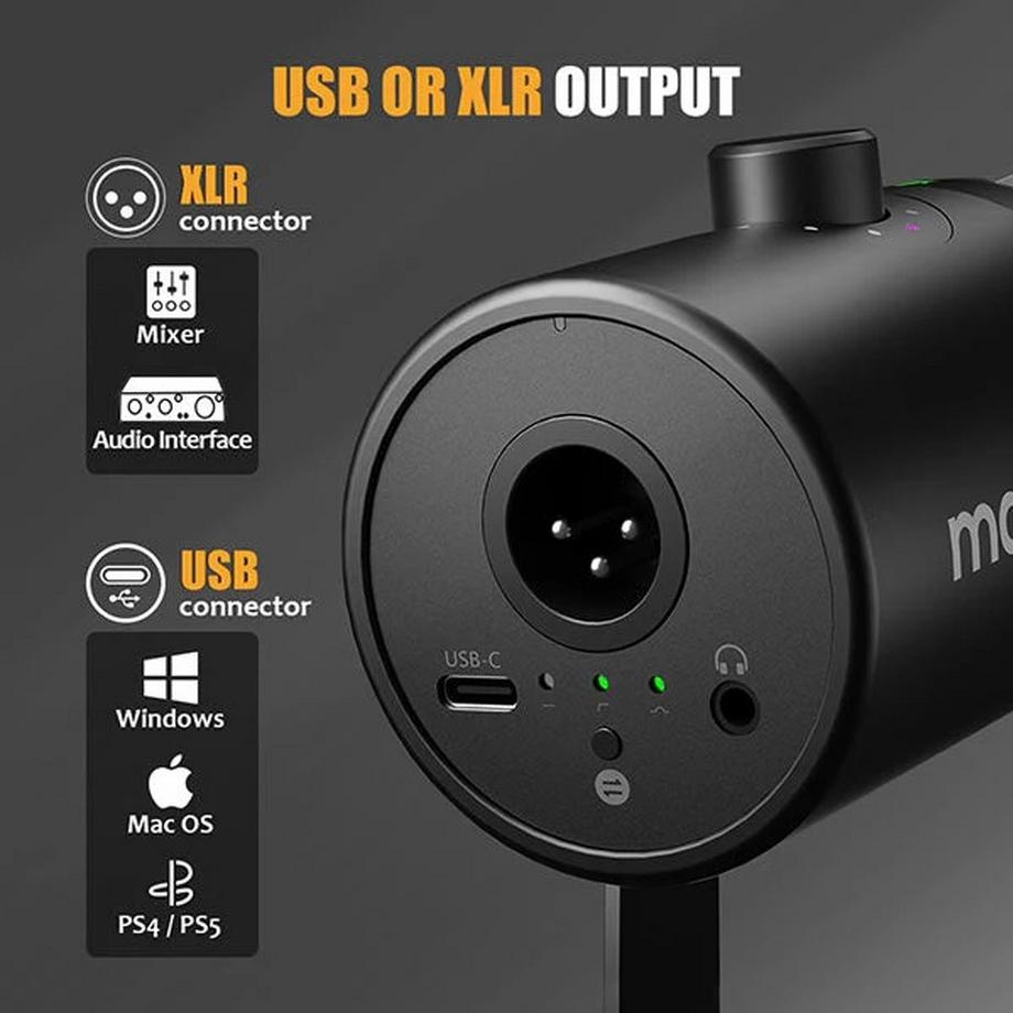 Maono  PD400X Microphone USB/XLR 