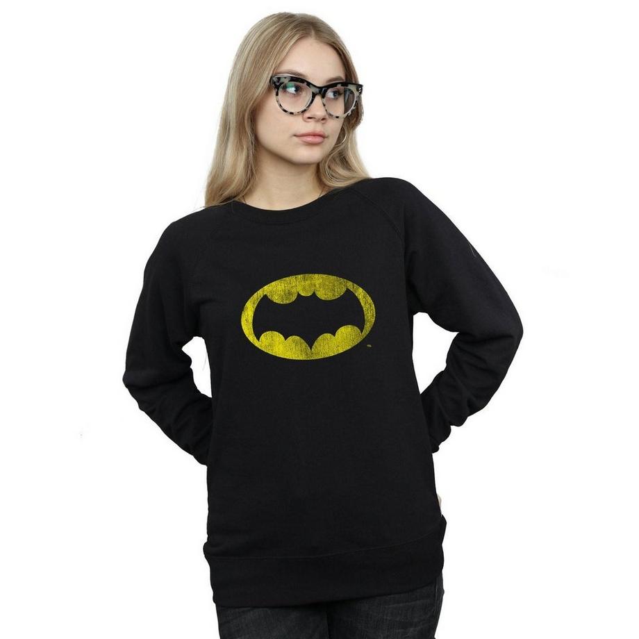 DC COMICS Batman Distressed Logo Sweatshirt  