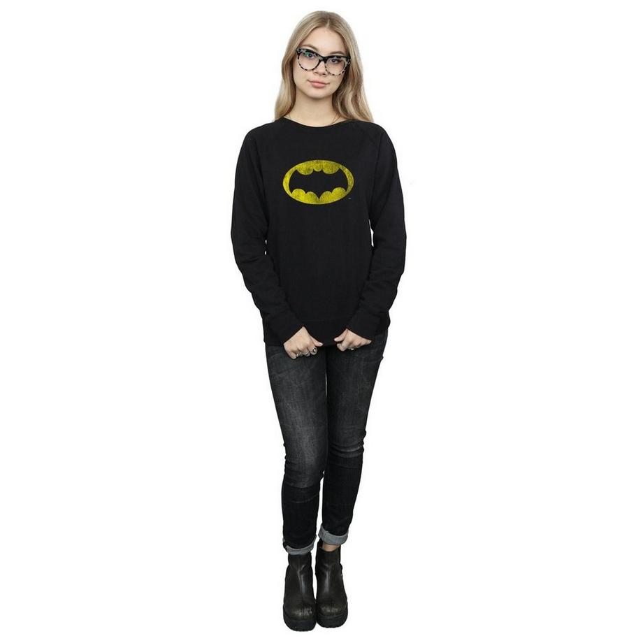 DC COMICS Batman Distressed Logo Sweatshirt  