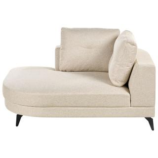 Beliani Chaise longue en Lino sintetico Moderno MARUM  