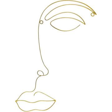 Décoration murale Goldie laiton