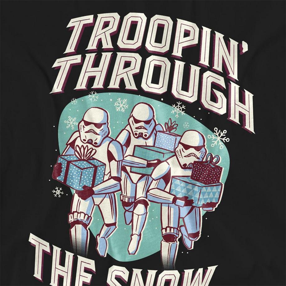 STAR WARS T-Shirt Troopin Through The Snow  