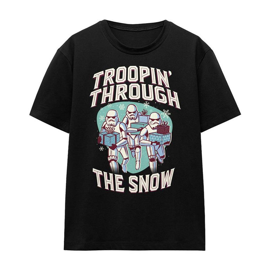 Troopin´ Through The Snow Maglietta Retrò