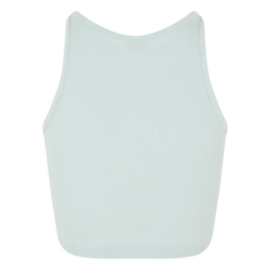 URBAN CLASSICS Organic Cropped Rib Top  