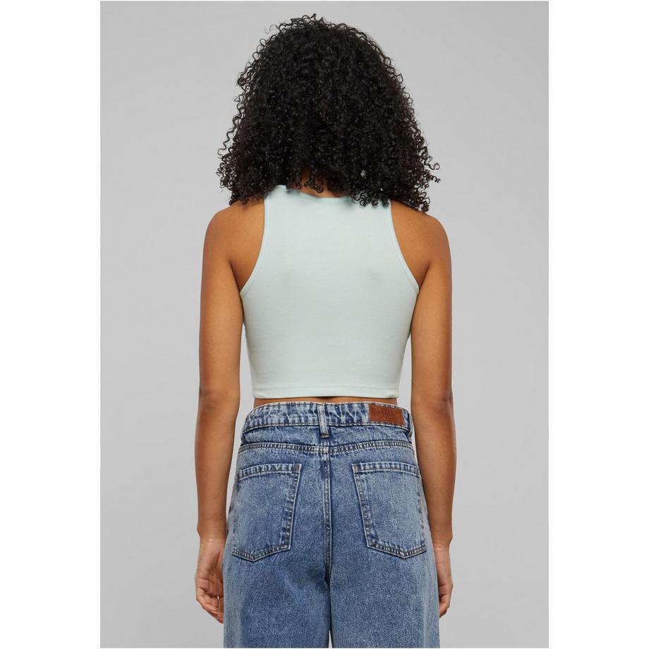 URBAN CLASSICS Organic Cropped Rib Top  