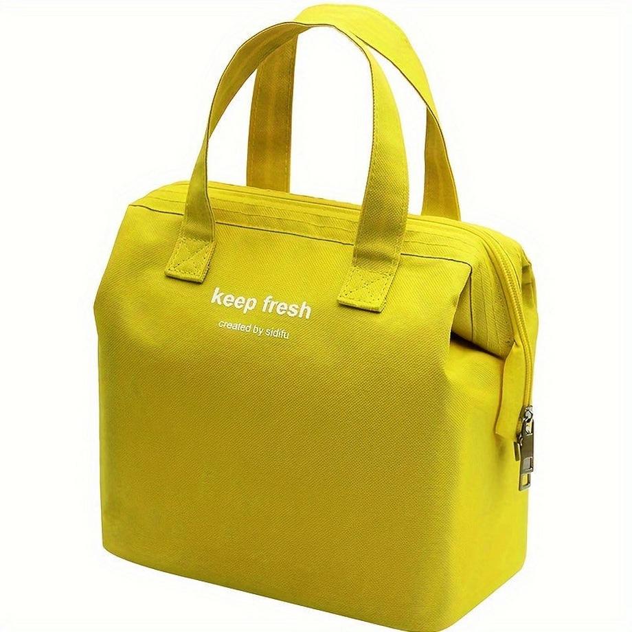 Only-bags.store  Isolierte Lunch Bag, einfache Bento Kühltasche, Lunch Tote Bag für Lunch Box, Erwachsene Picknick Arbeiten Wandern Strand Lunch Bag 