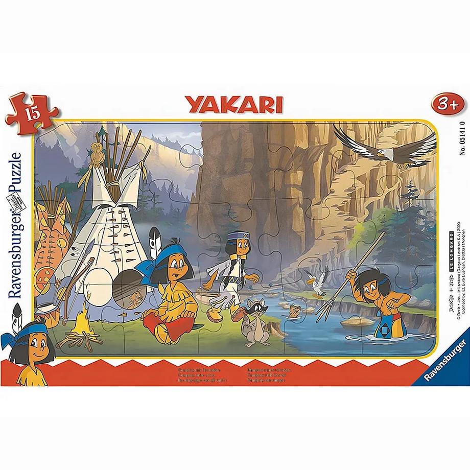 Puzzle Camping mit Freunden (15Teile)
