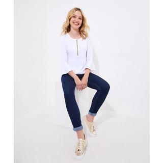 Joe Browns Top Lungo in Jersey con Abbottonatura  