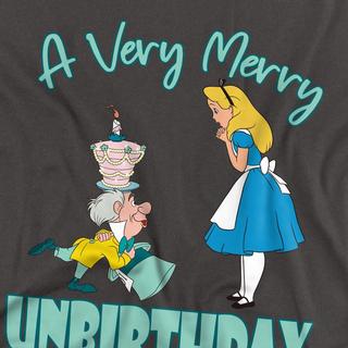 Alice in Wonderland Very Merry Unbirthday To Me T-Shirt Manches Longues  