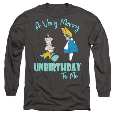Alice in Wonderland Very Merry Unbirthday To Me T-Shirt Manches Longues  