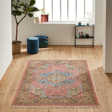 Tapis vintage en coton