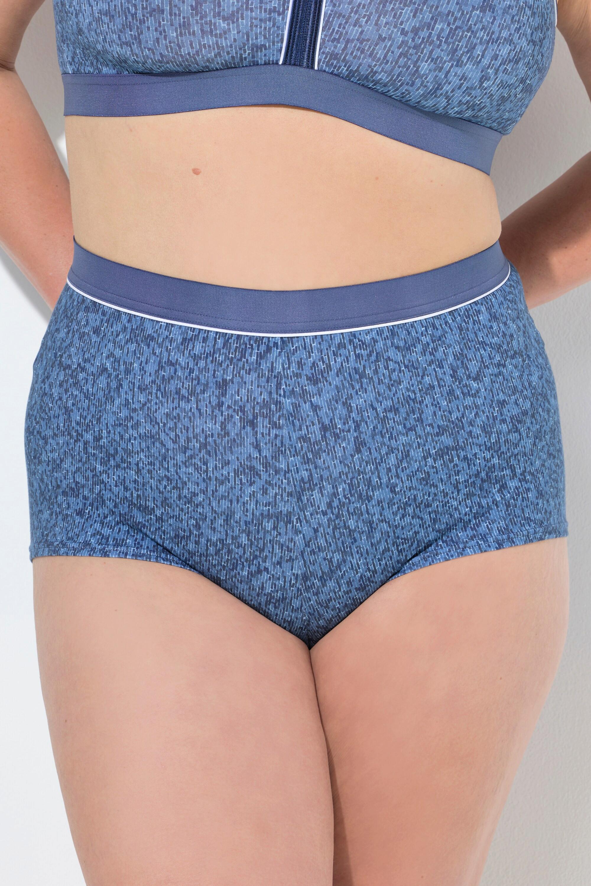 Ulla Popken Hipster Jeanslook Melangejersey  