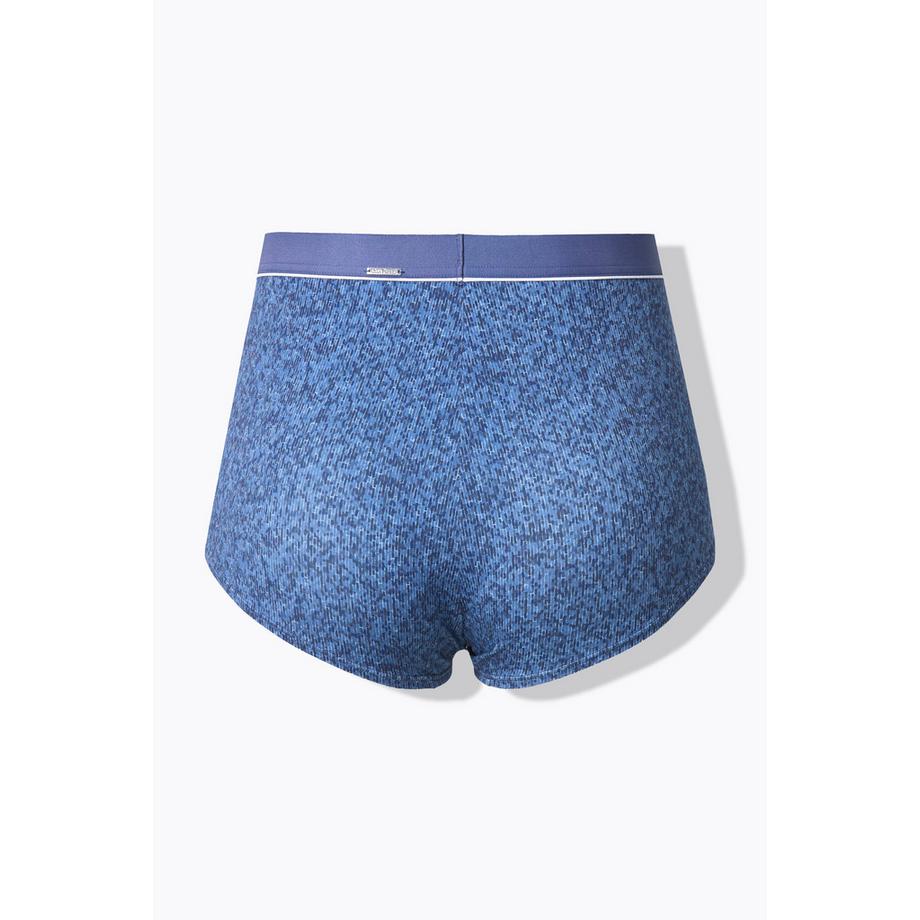 Ulla Popken Culotte Hipster Jersey Mélangé Aspect Jean  