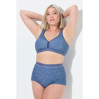 Ulla Popken Hipster Jeanslook Melangejersey  