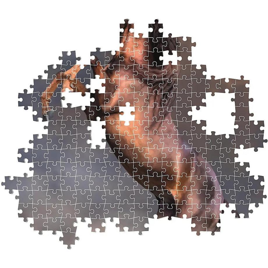 Clementoni  Puzzle Wilder Roter Hengst (500Teile) 