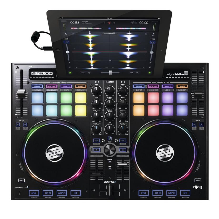 Reloop  Reloop BEATPAD 2 DJ-Controller Digital Vinyl System (DVS) Scratcher 2 Kanäle Schwarz 