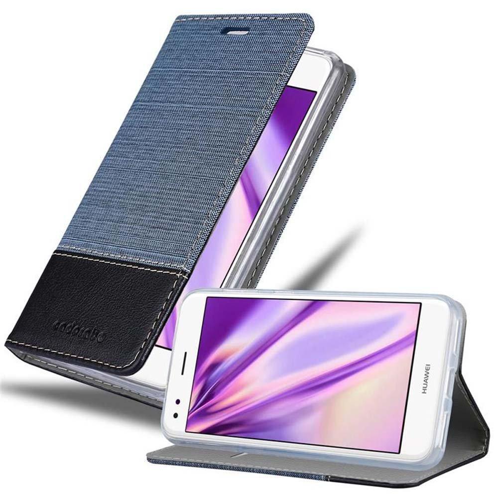 Cadorabo  Housse compatible avec Huawei Enjoy 7 - Coque de protection avec fermeture magnétique, fonction de support et compartiment pour carte 