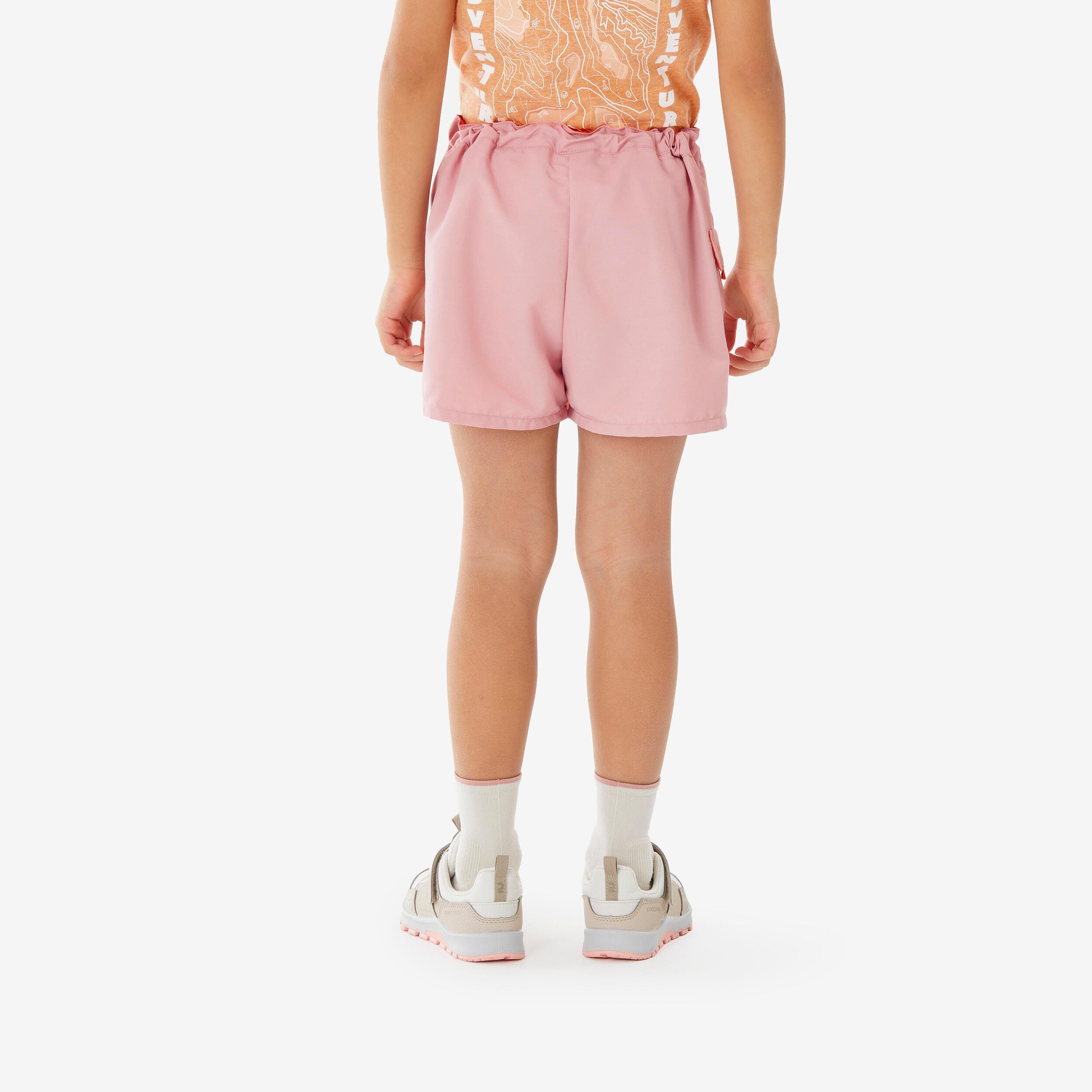 QUECHUA  Pantaloncini da trekking bambino tinta unita sintetico 