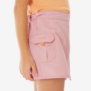 QUECHUA  Pantaloncini da trekking bambino tinta unita sintetico 