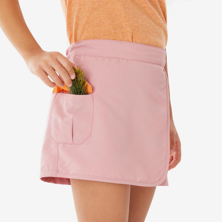 QUECHUA  Wandershorts Kinder Einfarbig Synthetisch 