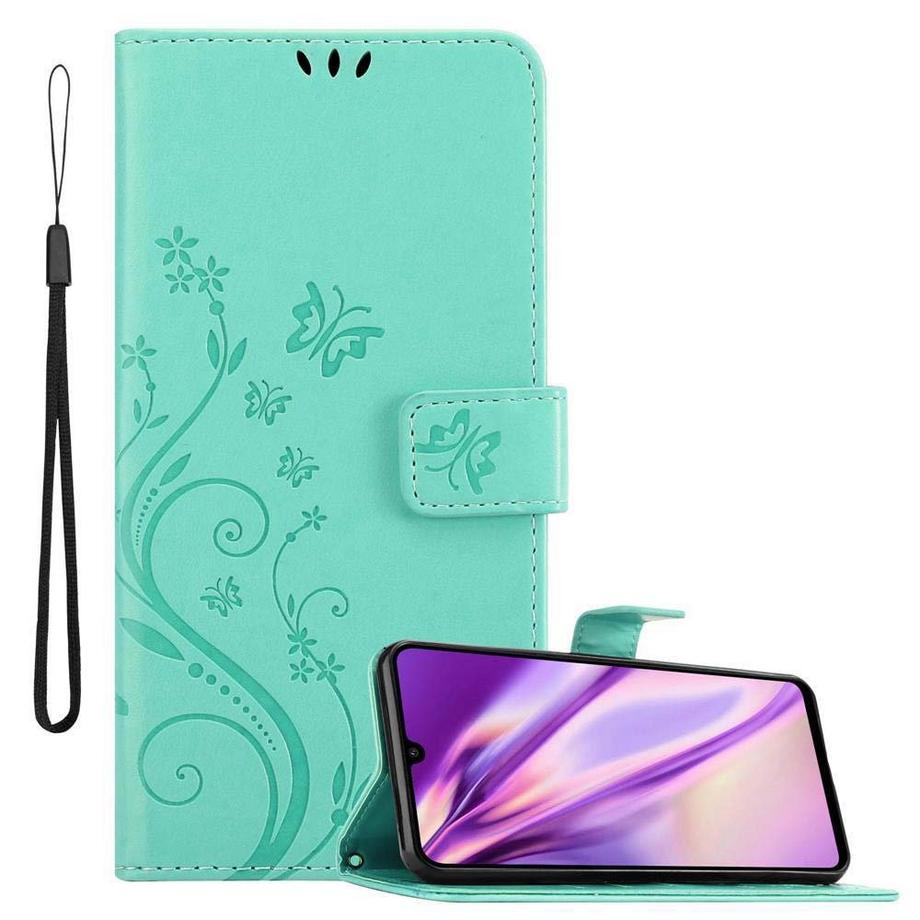 Cadorabo  Hülle für Huawei P30 LITE Blumen Design Magnetverschluss 
