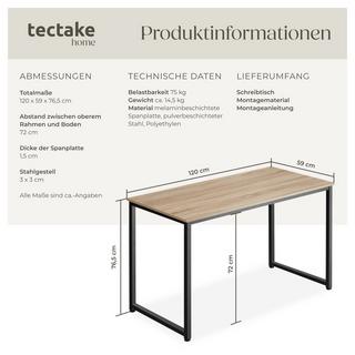 Tectake Scrivania Flint  