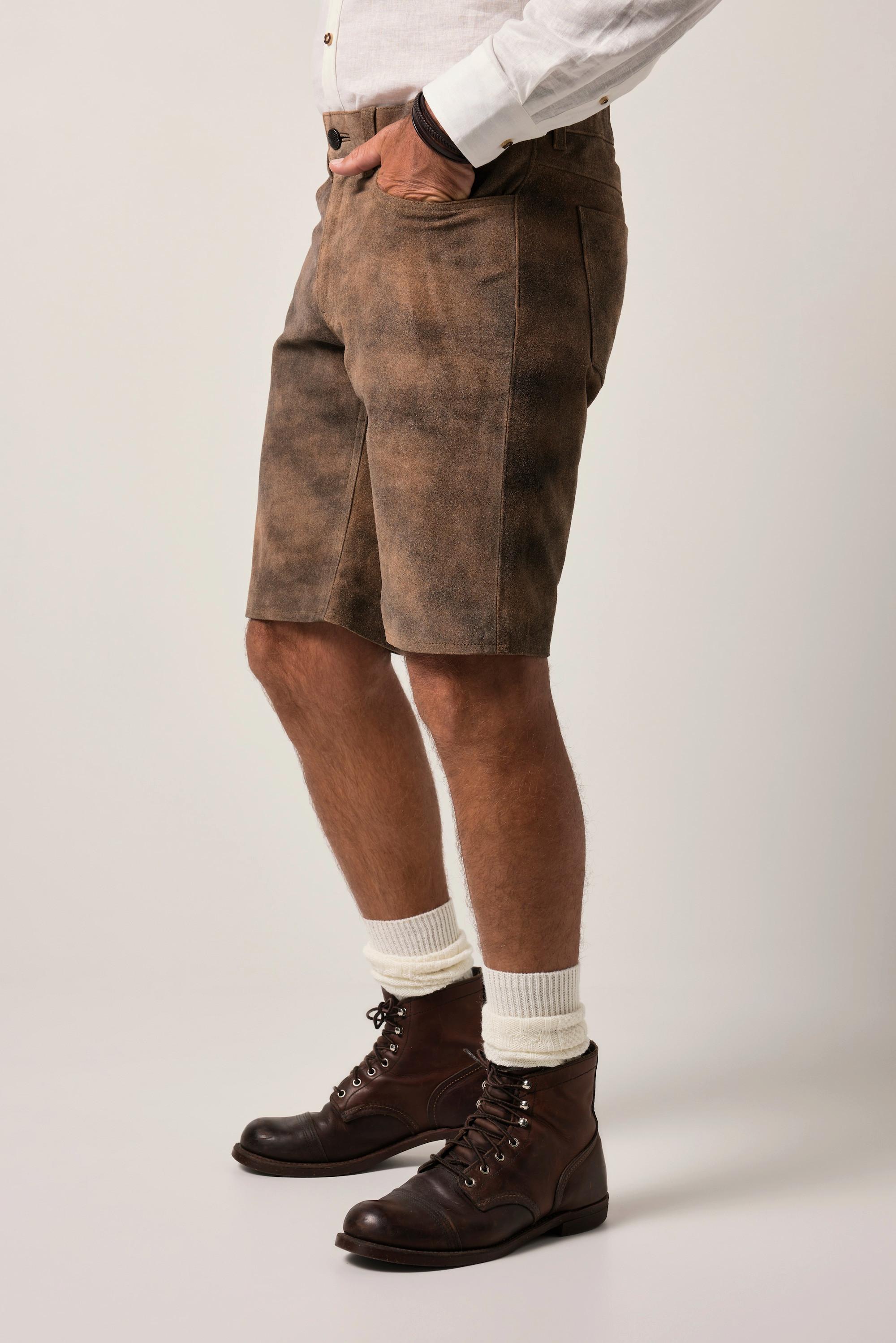 JP1880 Tracht Leder Bermuda Regular Fit  