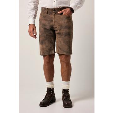 Leder-Bermuda, Tracht, Rindleder, Regular Fit, bis 72
